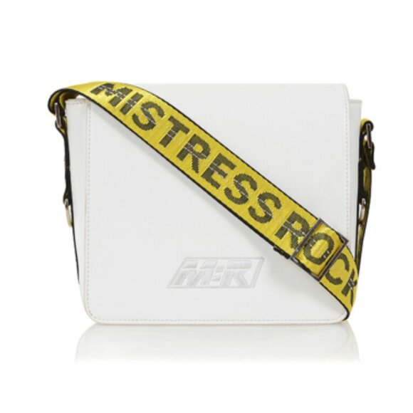 House of CB Handbags - Misstress Rocks 'FANTASTICAL' white cross body bag